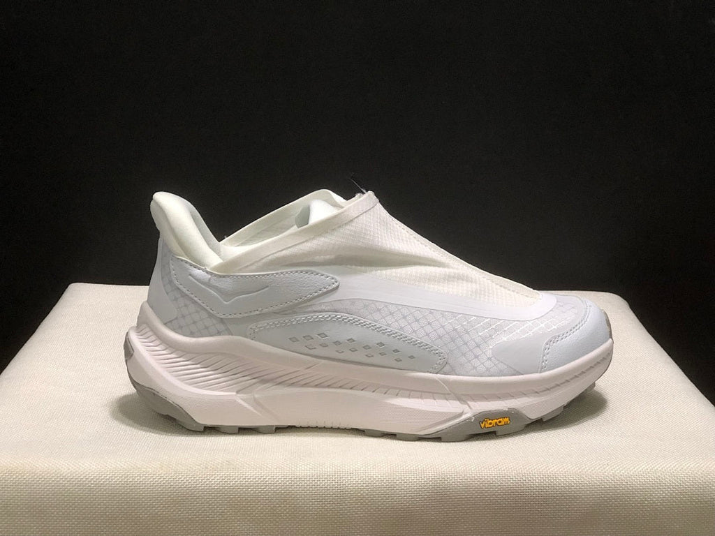 White HOKA Project Transport Zip Sneakers - product image from the listing.