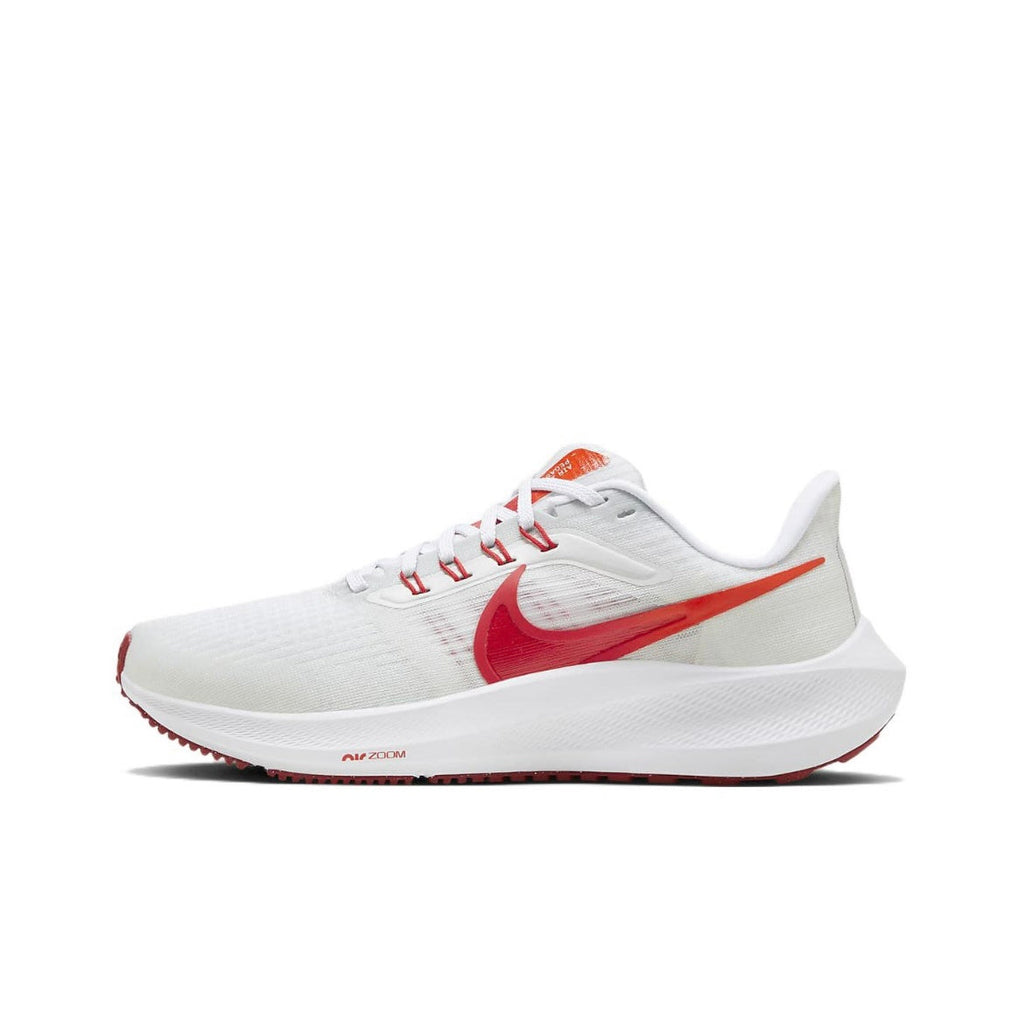 Nike Air Zoom Pegasus 39 Running Shoes in White Red DH4071-103 - product image from the listing.