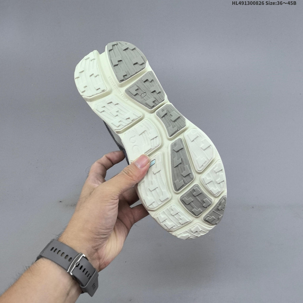Gray On CloudsoMA Trail Running Shoes - product image from the listing.