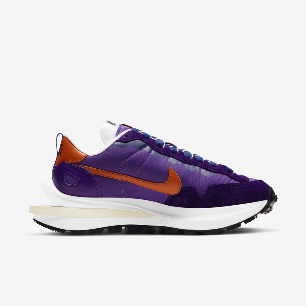 Nike x sacai VaporWaffle Sneakers in Purple DD1875-500 - product image from the listing.