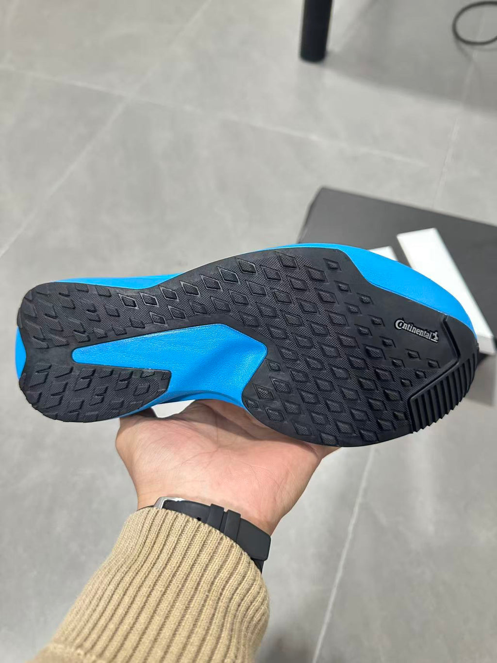 Adidas Terrex Agravic Speed Ultra Trail Running Shoes in Blue - product image from the listing.
