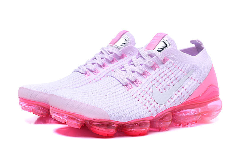 Nike Air VaporMax Flyknit 3 Sneakers, in Light Purple Pink AJ6910-005 - product image from the listing.