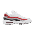 Nike Air Max 95 White Varsity Red Particle in Gray - product image from the listing.