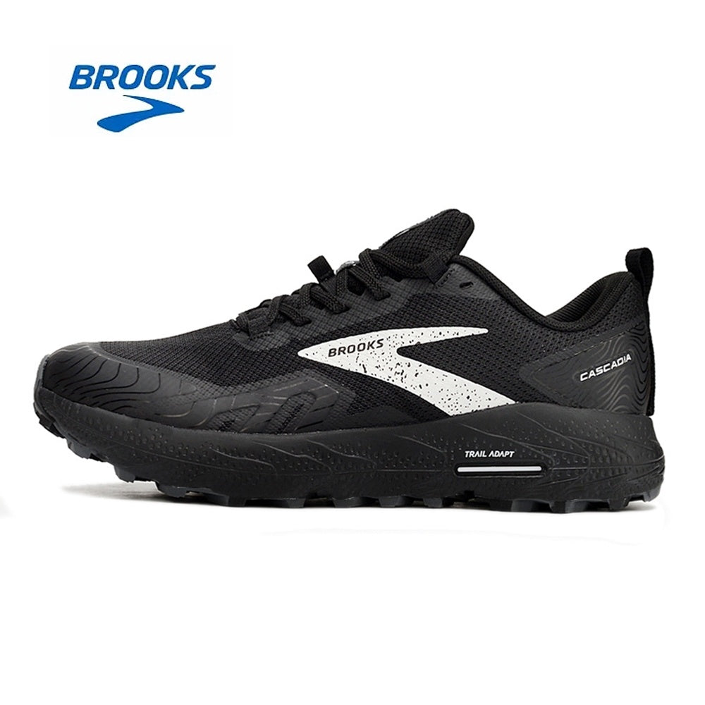 Brooks Cascadia 17 Trail Running Shoes in Black - product image from the listing.