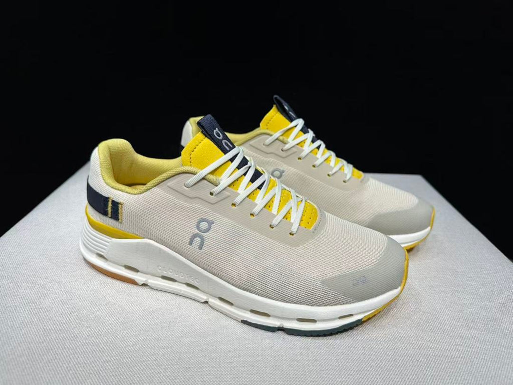 Beige and Yellow On Cloudnova Form 2 Sneakers - product image from the listing.