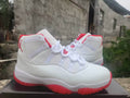 Air Jordan 11 in White/Red - product image from the listing.