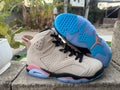"Sail/Green" Air Jordan 6 Retro Sail/Green/White - product image from the listing.