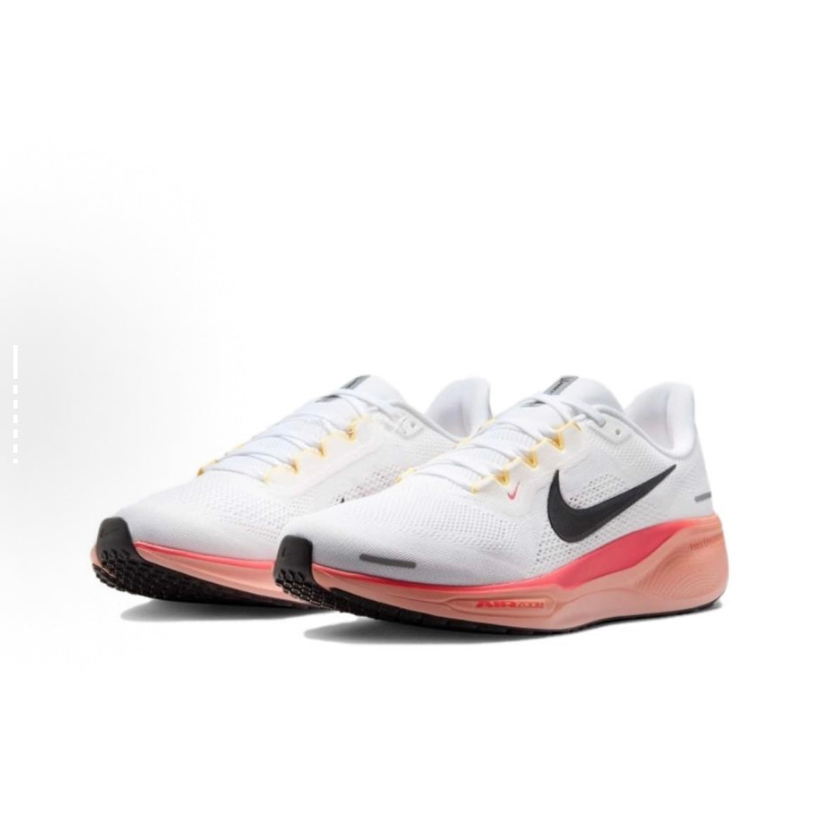 Nike Pegasus 41 Running Shoes in White Coral IB6656-108 - product image from the listing.