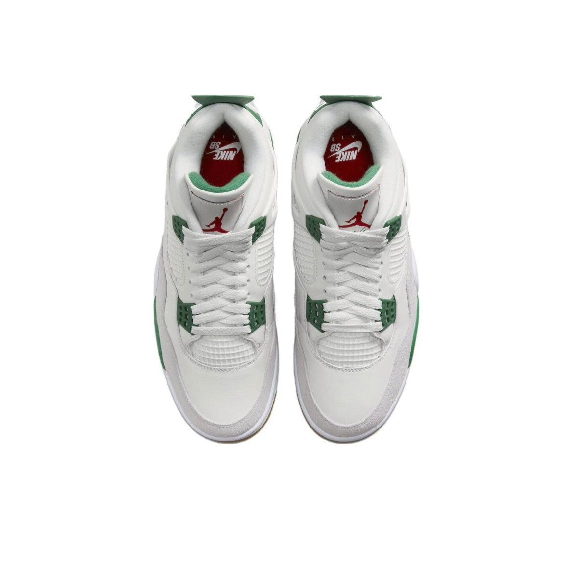 Nike SB x Air Jordan 4 Pine Sneakers in Green DR5415-103 - product image from the listing.