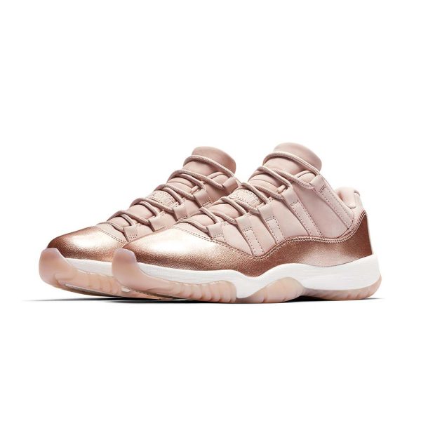 Women's Air Jordan 11 Retro Low "Rose Gold" - product image from the listing.