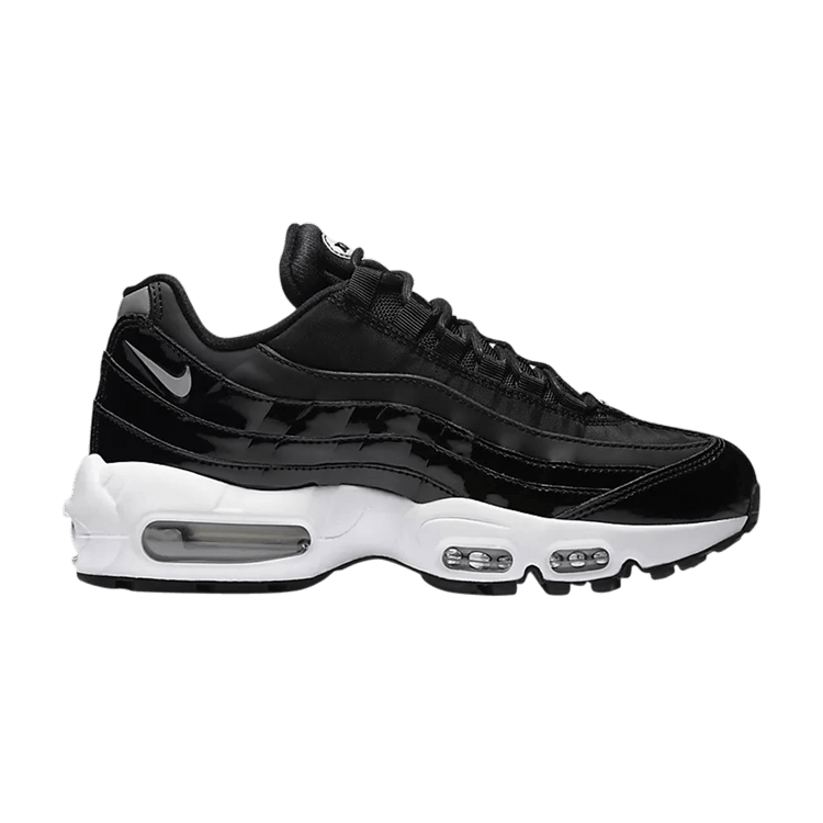 Women's Nike Air Max 95 Black Patent - product image from the listing.