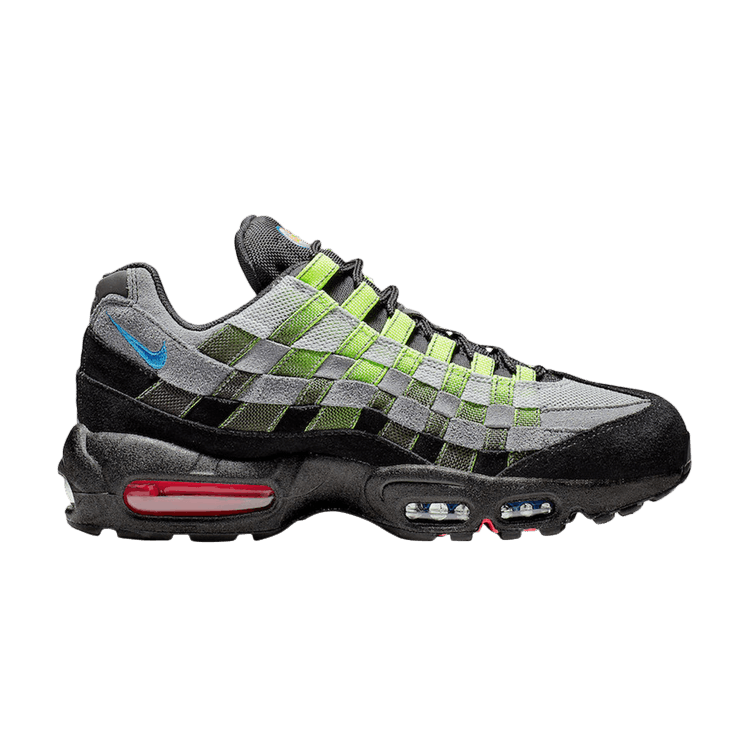 Nike Air Max 95 Woven in Volt Black - product image from the listing.