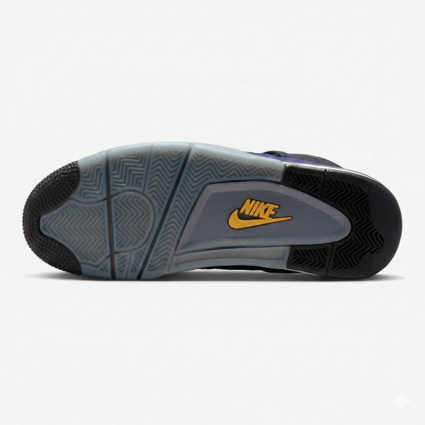 "Lakers" Air Jordan 4 - product photo shown in the listing for this item.