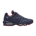 Nike Air Max 95 in Midnight Navy University Red - product image from the listing.