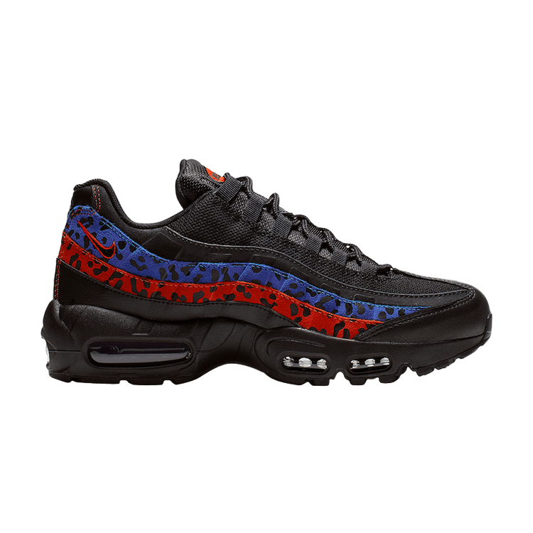 Women's Nike Air Max 95 Black Leopard - product image from the listing.
