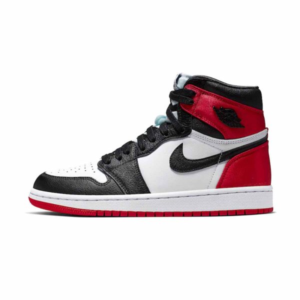 Air Jordan 1 Retro High 'Satin Black Toe' for Women - product image from the listing.