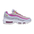 Women's Nike Air Max 95 Football Grey Saffron Quartz Fire Pink - product image from the listing.