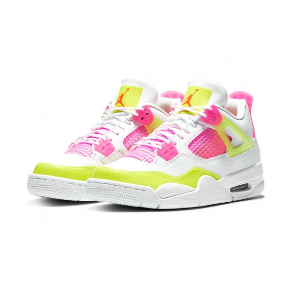 "Lemon Venom" Air Jordan 4 Retro GS - product image from the listing.