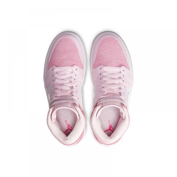 "DIGITAL PINK" AIR JORDAN 1 MID IN - product image from the listing.