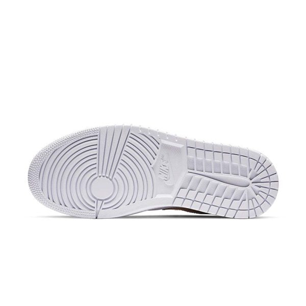 Women's Air Jordan 1 Retro Low 'White Metallic Gold' - product image from the listing.