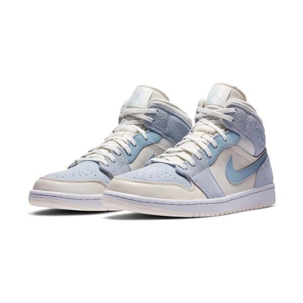 Air Jordan 1 Mid SE 'Sail Light Blue' - product image from the listing.