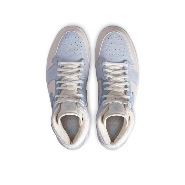 Air Jordan 1 Mid SE 'Sail Light Blue' - product image from the listing.