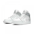 "SWOOSH LOGO - GREY CAMO" AIR JORDAN 1 MID - product image from the listing.
