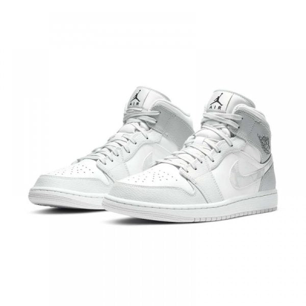 "SWOOSH LOGO - GREY CAMO" AIR JORDAN 1 MID - product image from the listing.