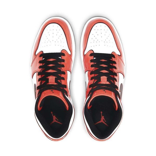 "Turf Orange" Air Jordan 1 Mid SE DD6834 802 - product image from the listing.