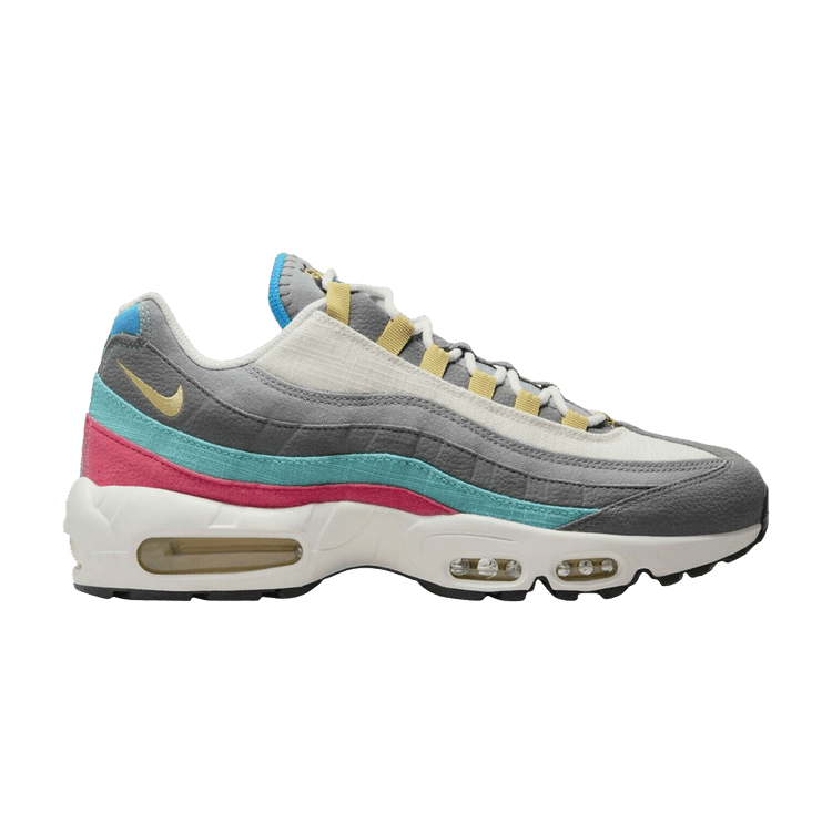 Nike Air Max 95 Air Sprung in Grey Aqua Pink - product image from the listing.
