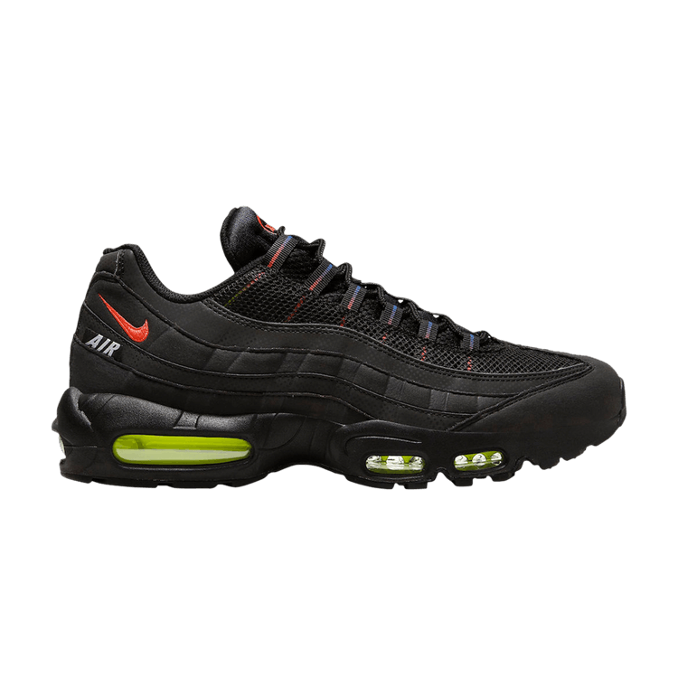 Nike Air Max 95 Black Reflective in Volt - product image from the listing.