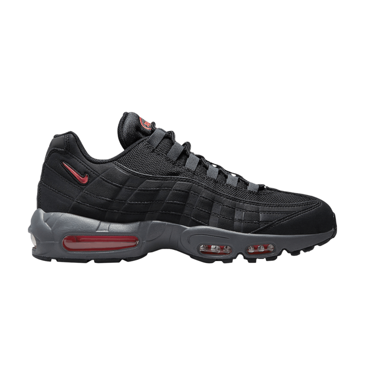 Nike Air Max 95 in Black University Red - product image from the listing.