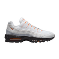 Nike Air Max 95 Wolf Grey Safety in Orange Pure Platinum - product image from the listing.