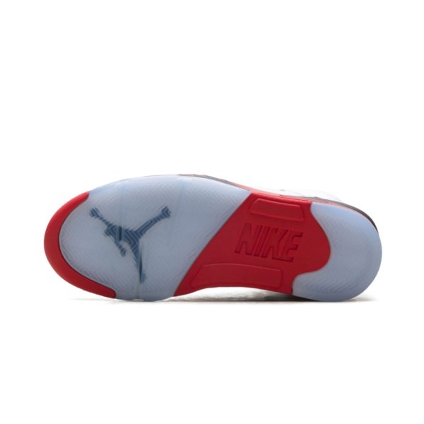 "Fire Red - Black Tongue (2025)" Air Jordan 5 - product image from the listing.