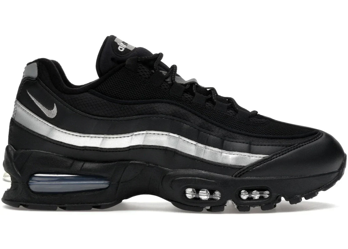 Nike Air Max 95 OG Big Bubble in Black White Metallic Silver - product image from the listing.