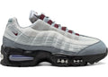 Women's Nike Air Max 95 OG Big Bubble Smoke Grey Burgundy Crush - product image from the listing.