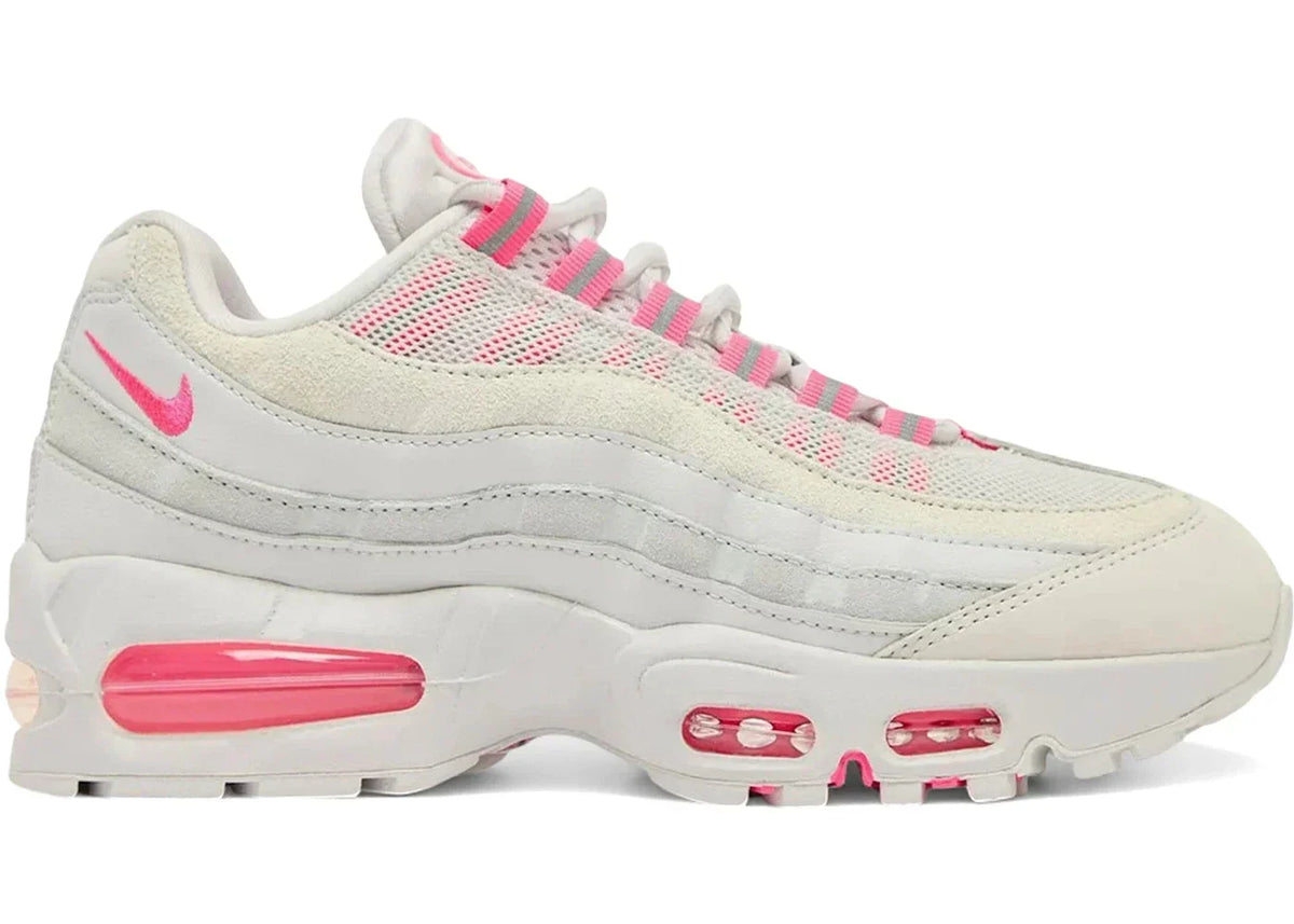 Women's Nike Air Max 95 OG Big Bubble Vast Grey Hyper Pink - product image from the listing.
