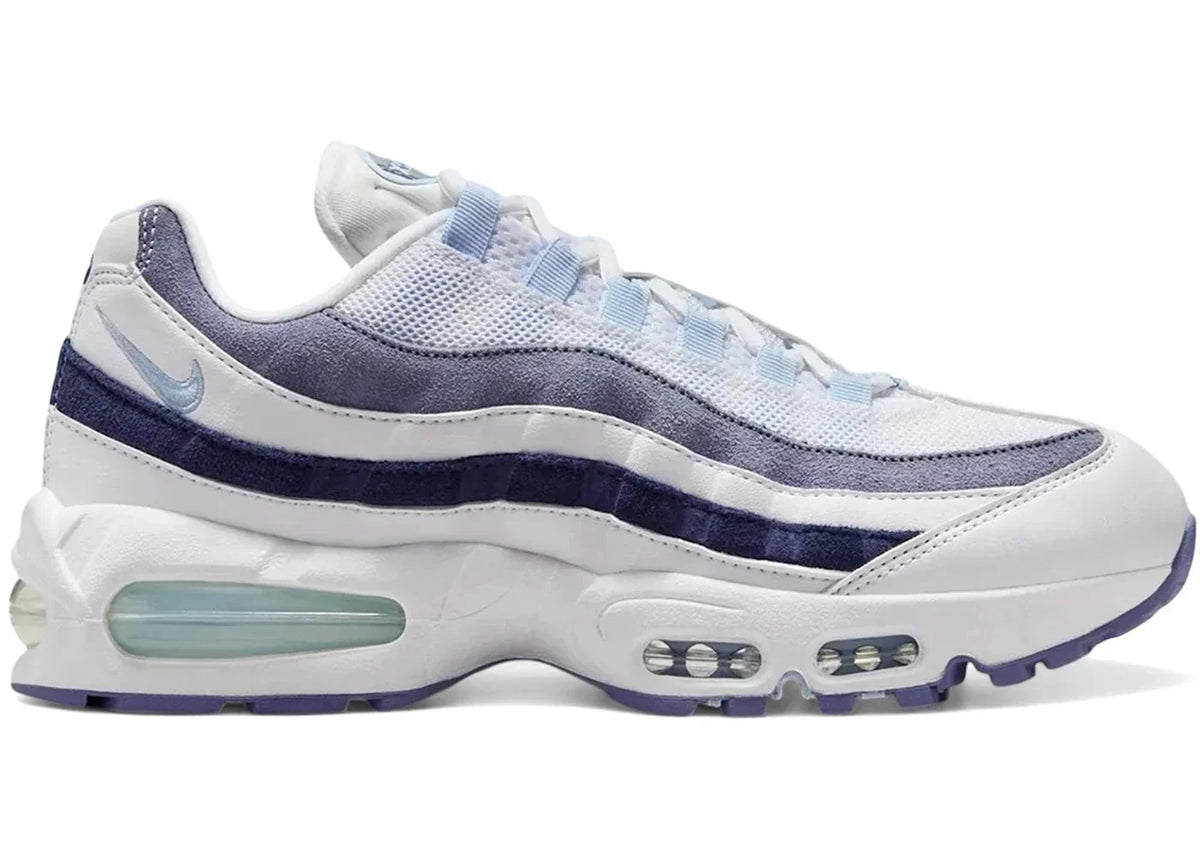 Women's Nike Air Max 95 OG Big Bubble White Celestine Blue - product image from the listing.