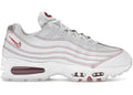 Nike Air Max 95 OG Big Bubble in White University Red - product image from the listing.