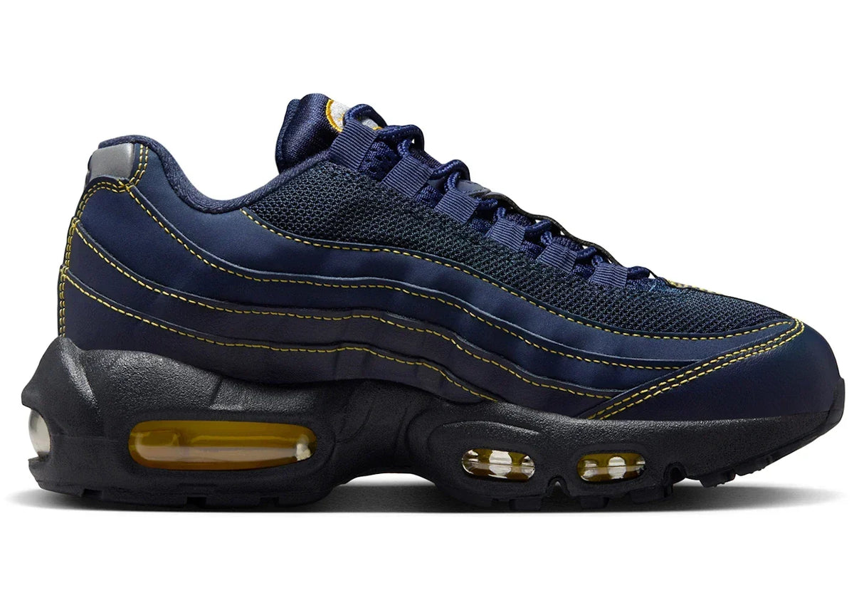 Recraft Obsidian Varsity Maize Wolf Grey (GS) - Nike Air Max 95 - product image from the listing.