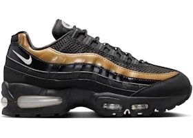 Women's Nike Air Max 95 SE Big Bubble Black Metallic Gold - product image from the listing.