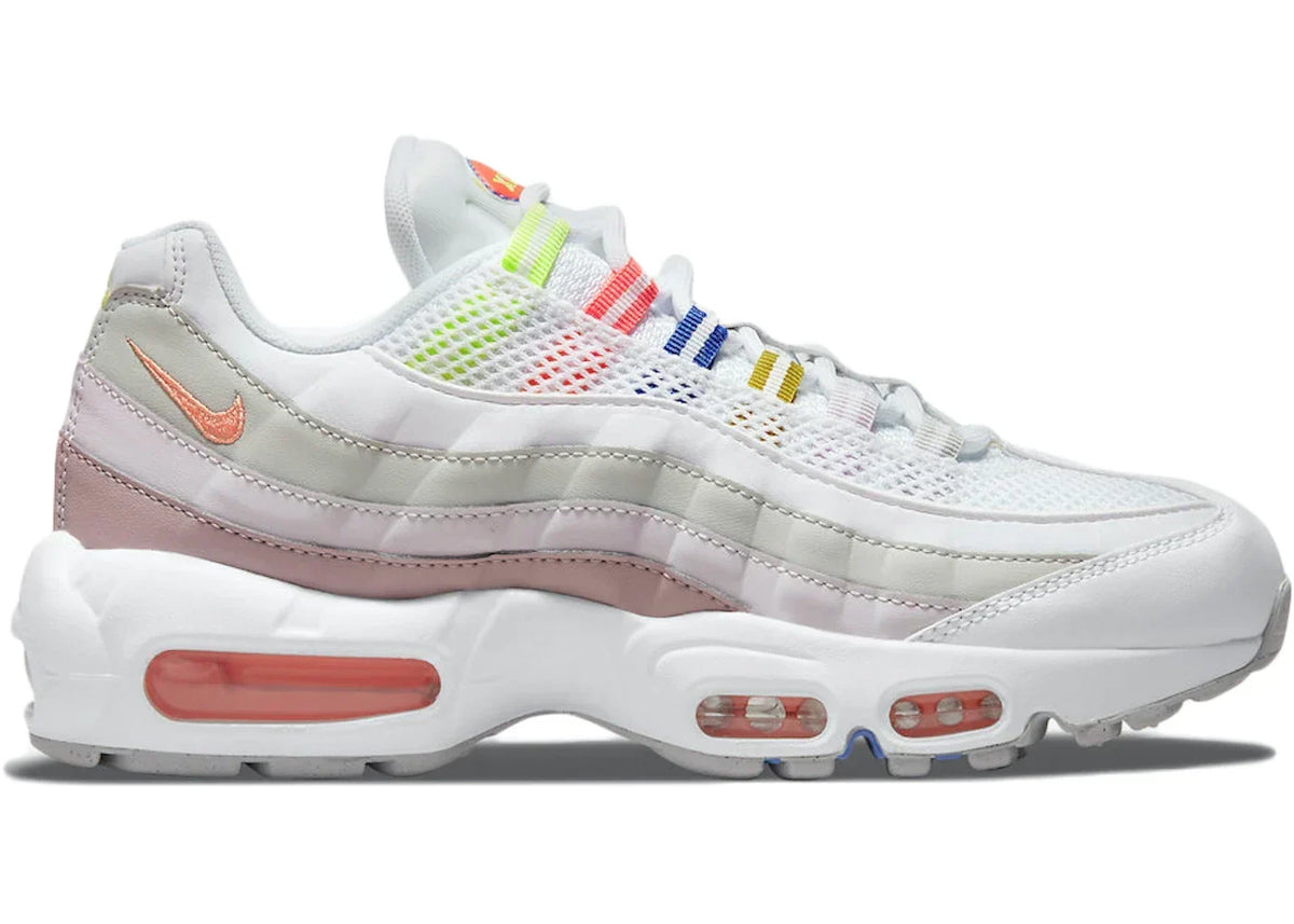 Women's Nike Air Max 95 White Multi - product image from the listing.