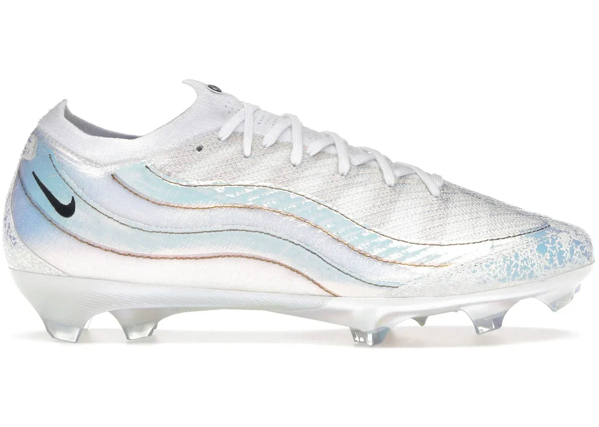 Nike Zoom Mercurial Vapor 16 Elite FG Air Max 95 in White - product image from the listing.