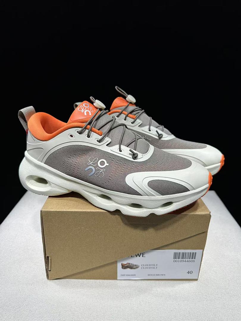 On x LOEWE Cloudventure 3.0 Sneakers in Beige Brown - product image from the listing.