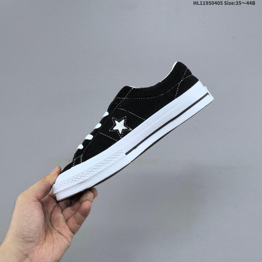 Converse One Star SNL Low-Top Sneakers in Black White - product image from the listing.