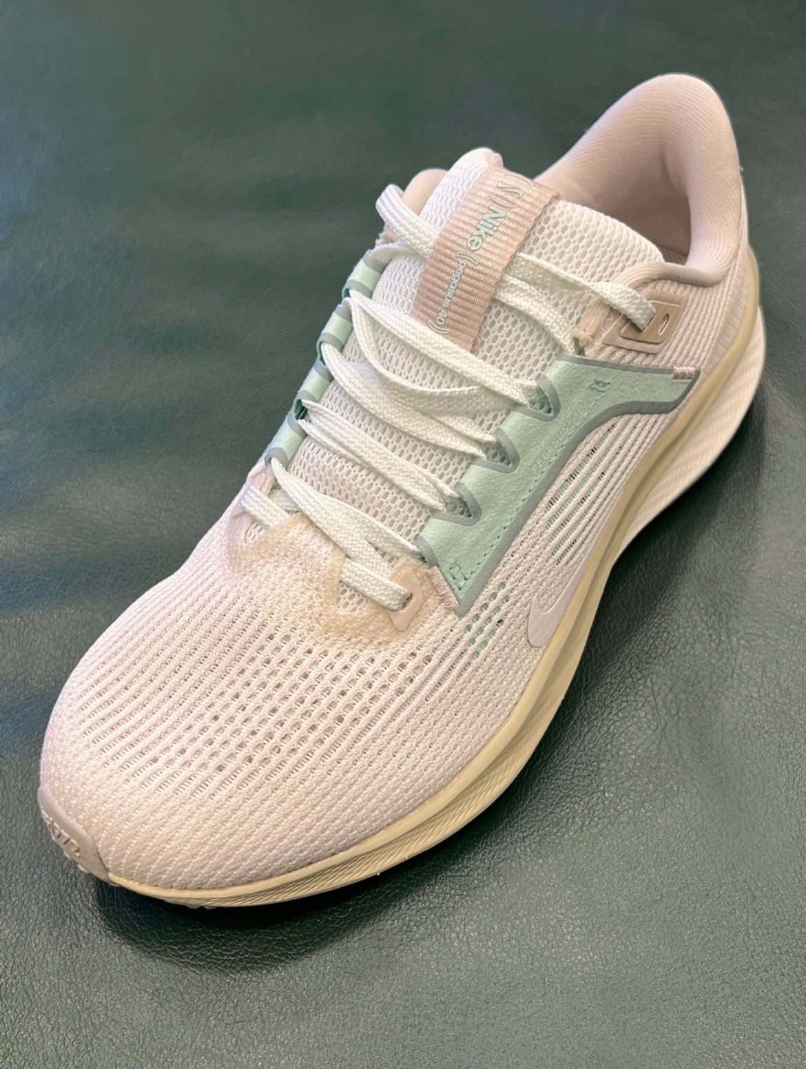 Nike Air Zoom Pegasus 40 Running Shoes FN7629-030 in Mint Green - product image from the listing.