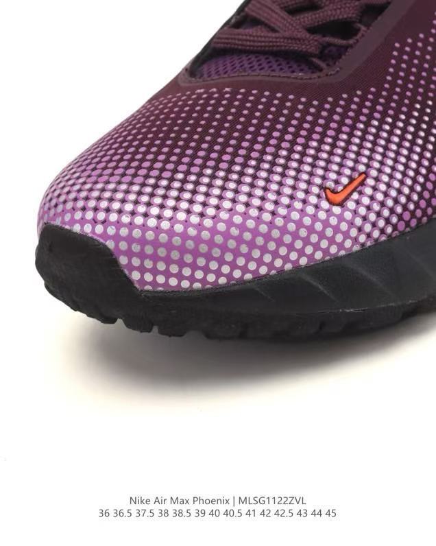 Nike Air Max Phoenix Sneakers in Black Purple MLSG112ZVL - product image from the listing.