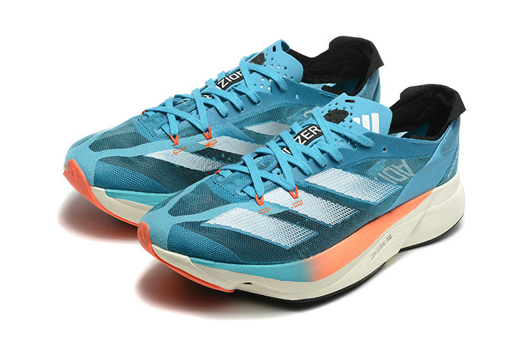 adidas Adizero Adios Pro 3 Running Shoes in Blue - product image from the listing.