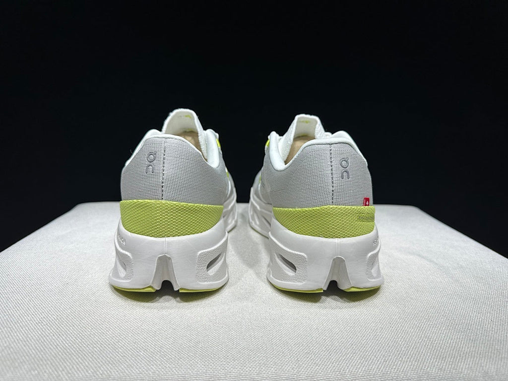 On Cloudeclipse Running Sneakers in White Green - product image from the listing.