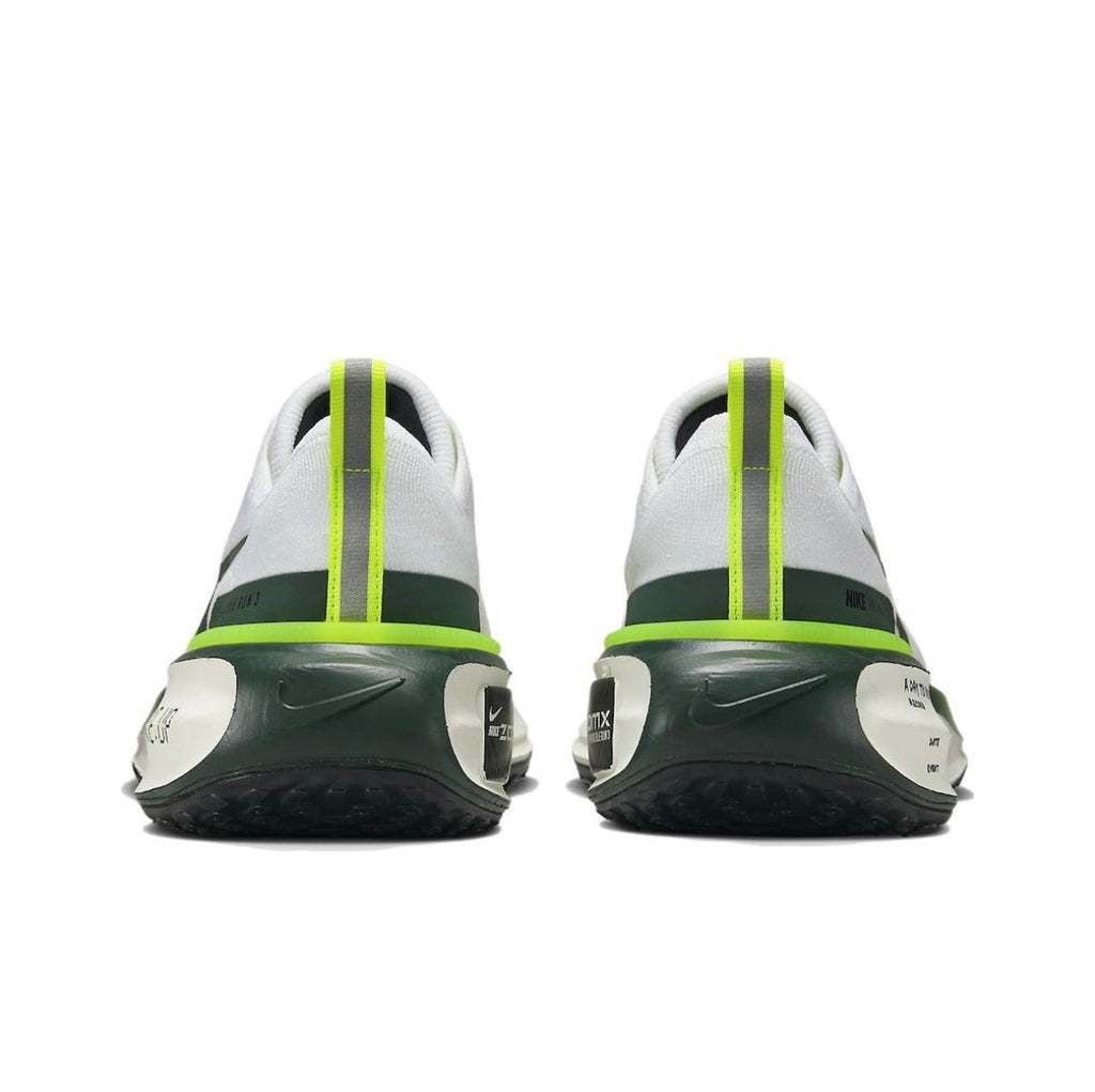 Nike ZoomX Invincible Run 3 Running Shoes in White Green FZ4018-100 - product image from the listing.